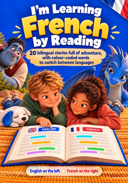 Cover of I'm learning French by reading